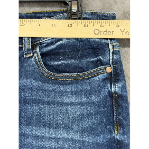 Judy Blue Skinny Fit Jeans Medium Wash Mid Rise JB822252MD Womens Size 13/31 - Picture 5 of 12